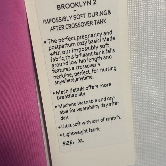 Womens Sleeveless Pink Athletic Tank Top With Mesh Back & Stretch Fabric - Picture 8 of 8